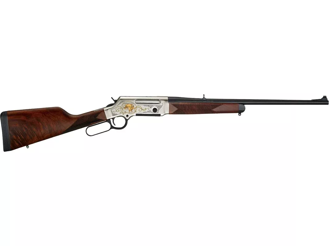 Henry Long Ranger Elk Lever Action Rifle 308 Winchester 20″ Blued Barrel Nickel Plated Frame Walnut Field Stock