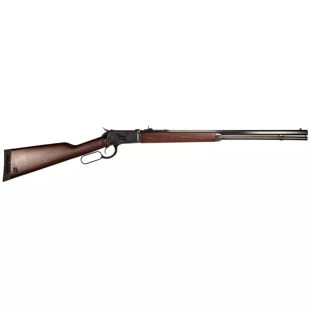 Heritage 92 Lever Action Rifle .44 Mag 12rd Capacity 24″ Polished Black Octagon Barrel Wood Stock