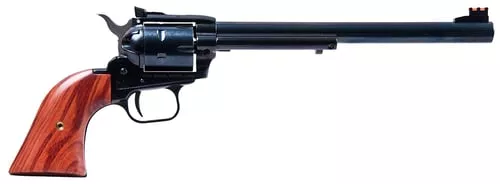 Heritage Mfg RR22MB9AS Rough Rider22 LR/22 WMR 6 Shot, 9" Black Steel Barrel, Black Zinc Alloy Frame, Black Cylinder Cocobolo Grip, Hammer/Thumb Safety, Exposed Hammer