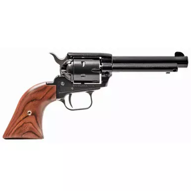 Heritage Rough Rider Single Action Revolver | Revolver | 4.75” Barrel | 6 Rounds | 22LR | Fixed Sights | US Flag Grips | Black | RR22B4USFLAG
