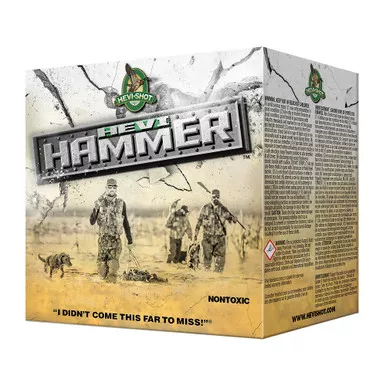 HEVI-Shot HEVI-Shot, HEVI-Hammer, 12 Gauge 3", Max Dram, 1 1/4 oz, #4 Shot Size, 25Rd Box HS28004
