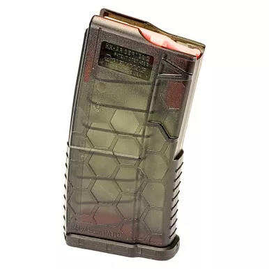 HEXMAG Series 2 - AR Rifles, 223 Remington, 10 Rounds, Magazine, Translucent Smoke
