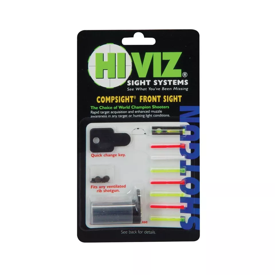 HIVIZ Compsight Interchangeable Shotgun Sight - Green/Red/White