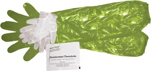 HME GAME CLEANING GLOVE COMBO – SHOULDER & WRIST W/TOWLETTE 4P