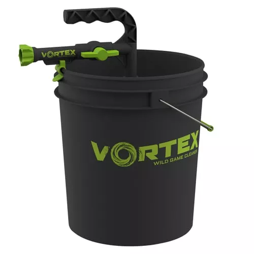HME HMEGWSHRBKT Wild Game CleanerBlack/Green ABS Plastic w/ bucket