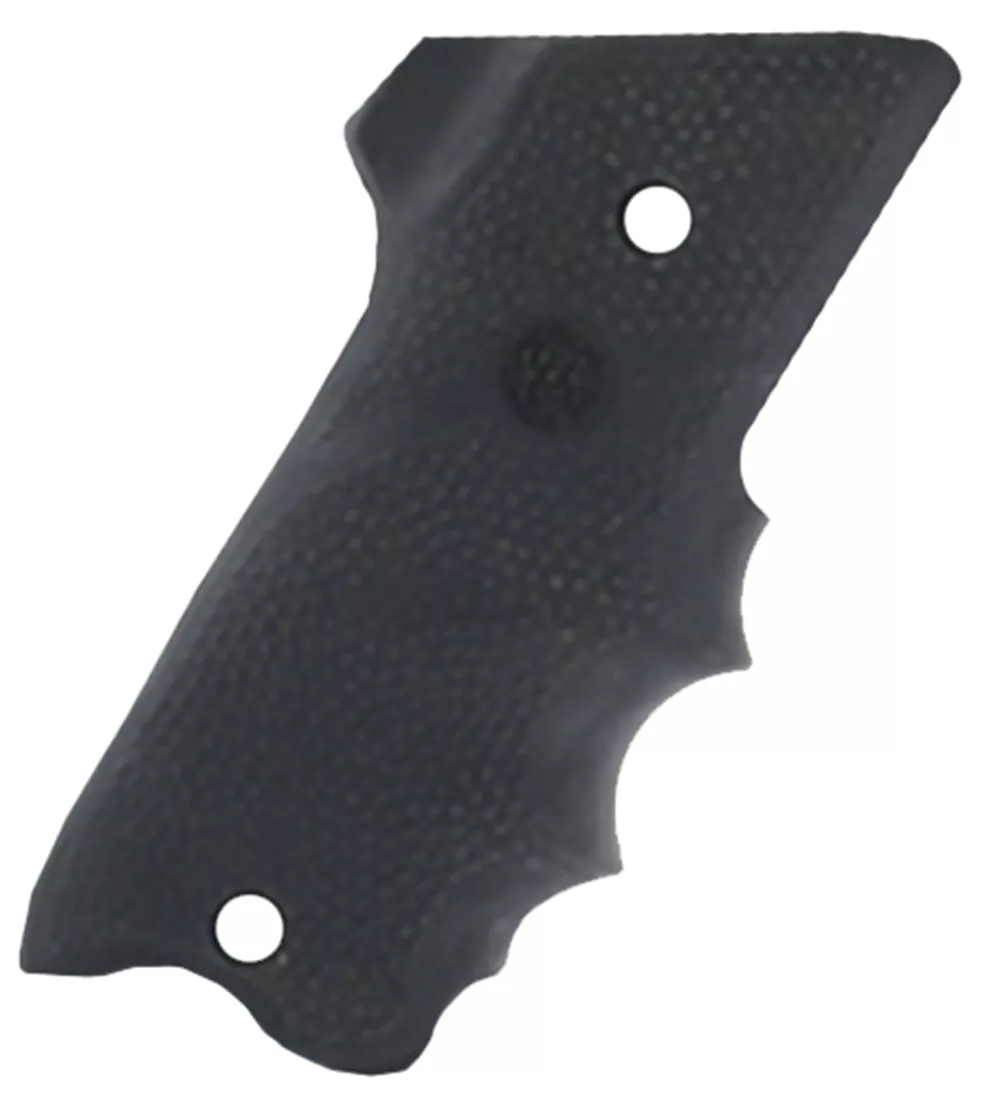 Hogue 82060 Rubber GripBlack with Finger Grooves & Right Hand Finger Rest for Ruger Mark II, III