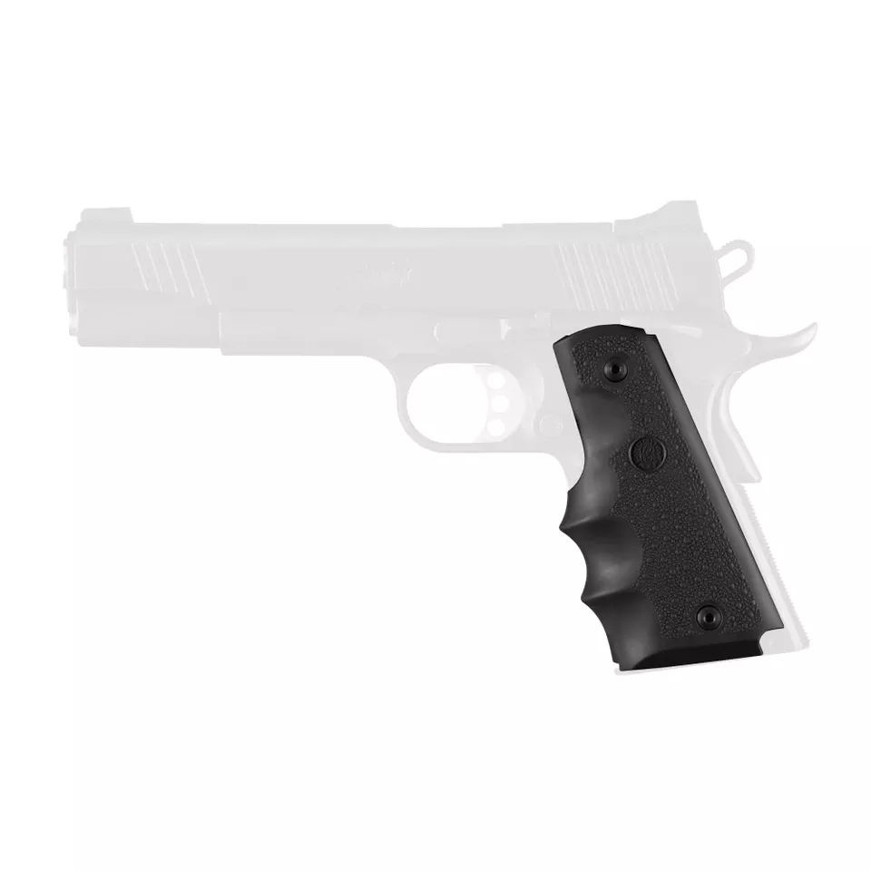 Hogue Grip for 1911 Government Model, Finger Grooves, Black