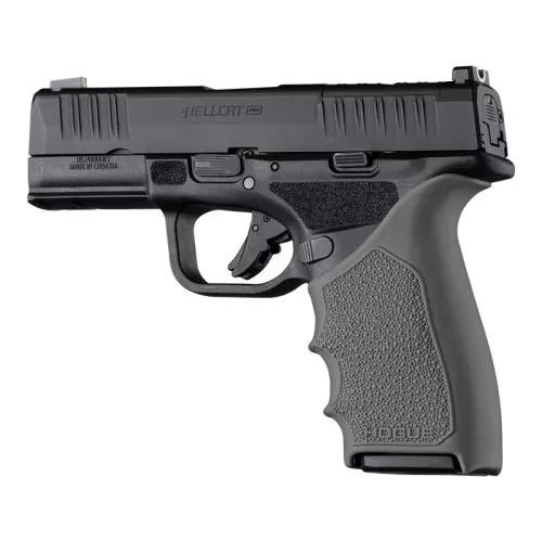 Hogue HandAll Beaver Tail Handgun Grip Sleeve Springfield Armory Hellcat Pro Slate Grey