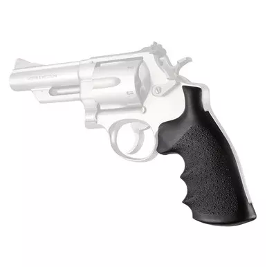 Hogue Monogrip Grips for S&W N-Frame Square Butt Rubber Black
