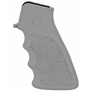 Hogue OverMolded Rifle Grip | Finger Grooves | Fits AR Rifles | Gray | 15002