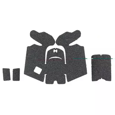 Hogue Wrapter Grit Adhesive Grip | Matte Finish | Black | For Glock 19/44 Generation 5 | 17279