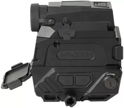 Holosun DRSNV DRS-Nv Black AFALSEdized 1X/8X 1.25" X 0.98" 2 MOA Red Dot/65 MOA Circle Multi Reticle Fusion Night Vision Ov