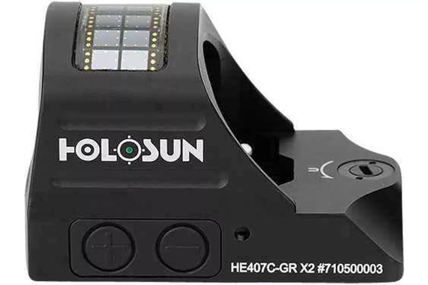 Holosun He 407C-X2 Pistol 1X 2 MOA Green Dot Black AFALSEdized