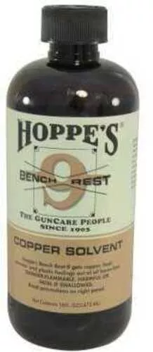 Hoppe's Bench Rest 9 Copper Gun Solvent Pint 16 Oz Bottle Md: BR916