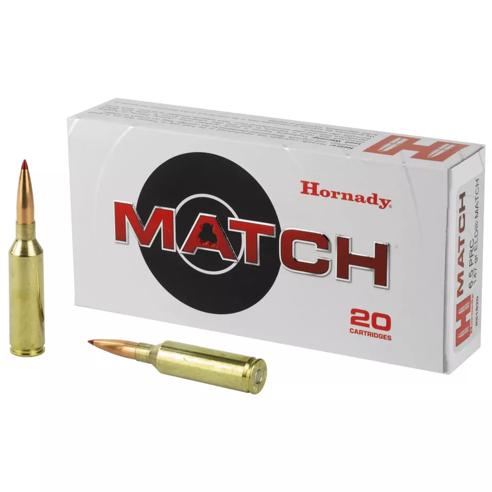 Hornady 6.5 PRC 147 Grain ELD Match Ammunition - 20 Rounds/200 Rounds