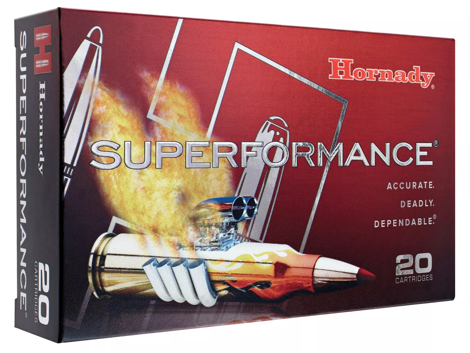 Hornady 82223 Superformance338WinMag 200gr Super Shock Tip 20 Per Box/10 Case