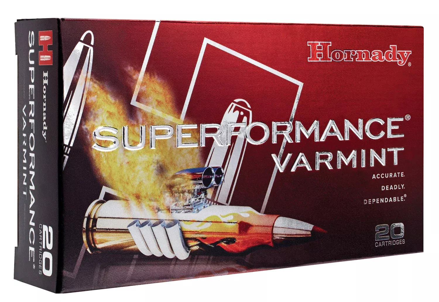 Hornady 8334 Superformance Varmint22-250Rem 35gr Non Traditional eXpanding 20 Per Box/10 Case
