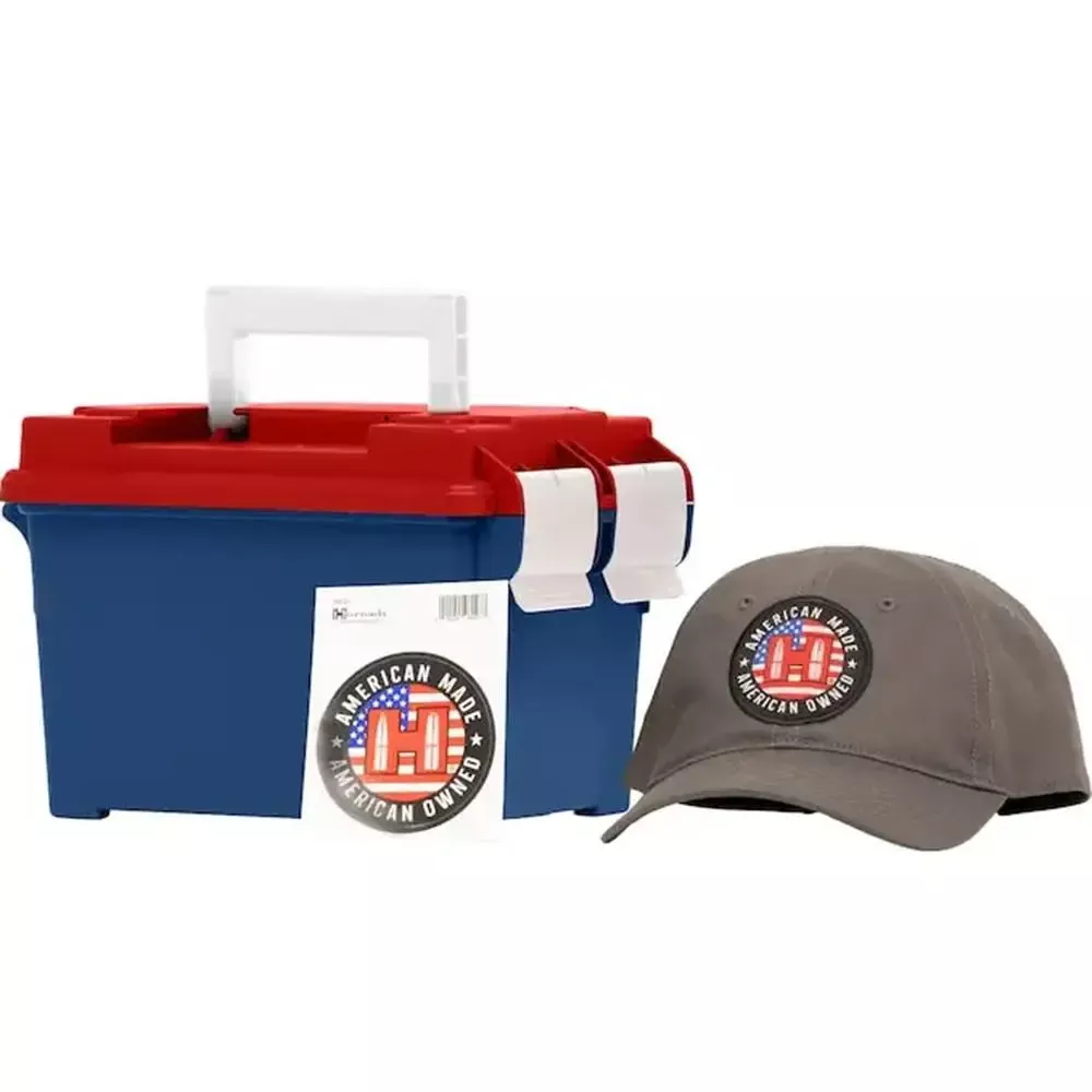 Hornady American Gunner Rifle Ammunition 6.5 Creedmoor 140 Grain BTHP 2690 fps 250/ct Loose Ammo Can with Hat/Sticker