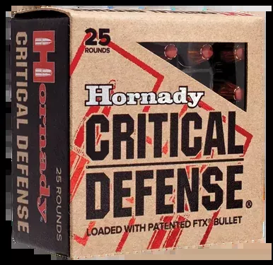 Hornady Critical Defense Ammo | .380 ACP | 90 Grain | Flex Tip | 25 Round Box | 90080