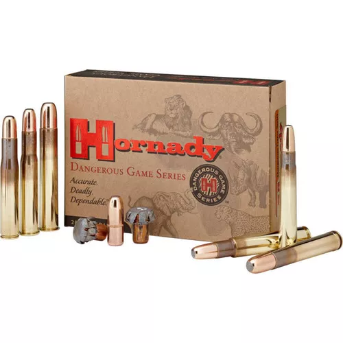 Hornady Dangerous Game Hyper Velocity Centerfire Ammunition, 416 Rigby, DGX Bonded, 400 Grain – 20 Cartridge Box ( 20 / 1 )