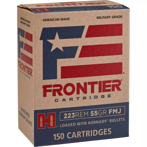 Hornady Frontier Hyper Velocity Centerfire Ammunition, 223 Remington, Hollow Point Match, 55 Grain – 20 Cartridge Box ( 20 / 1 )