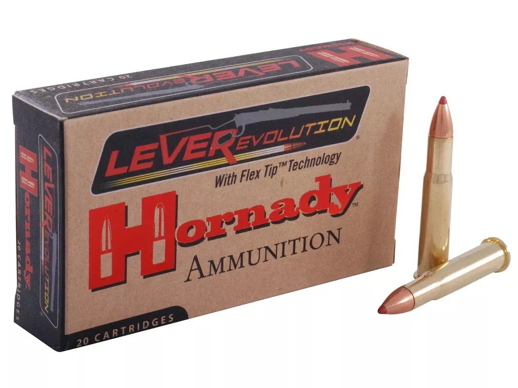 Hornady LEVERevolution 32 Winchester Special Ammo 165 Grain Hornady FTX Polymer Tip Box of 20