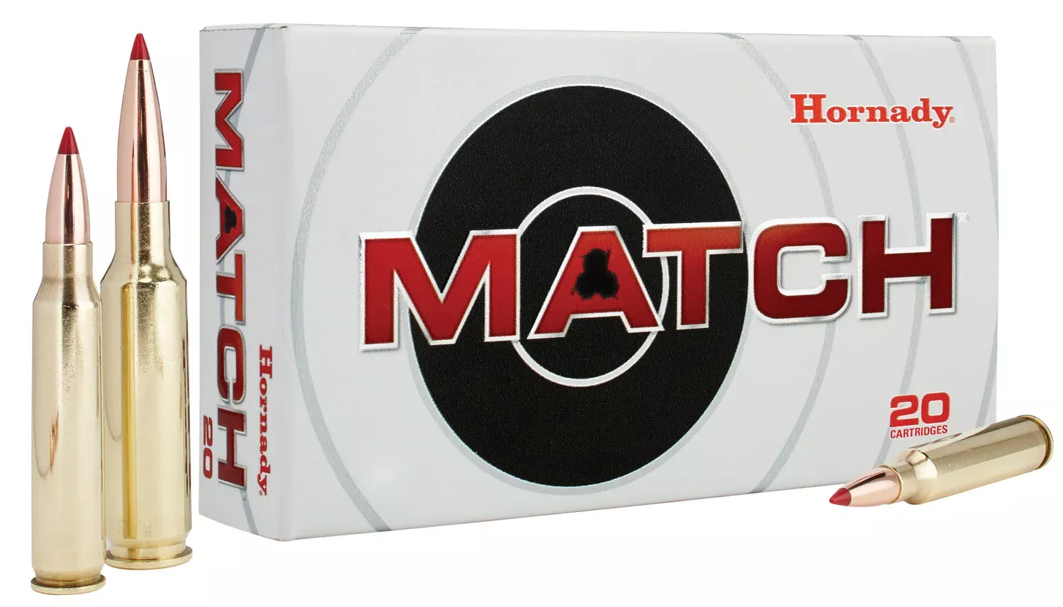 Hornady Match .308 / 7.62 NATO 168 Grain Eld match, 20-Round Box