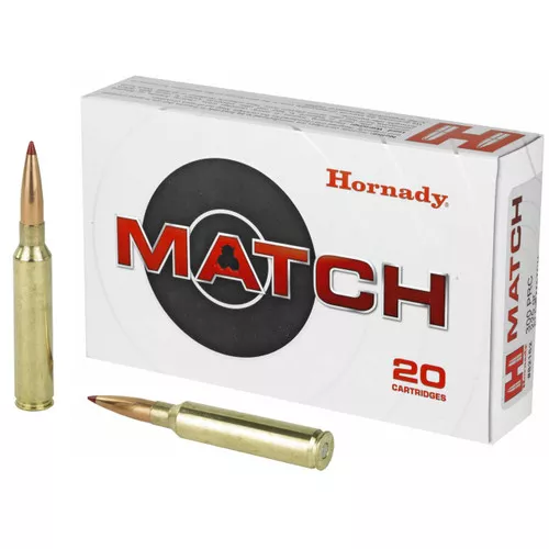 Hornady Match Hyper Velocity Centerfire Ammunition, 300 PRC, Extremely Low Drag-Match, 225 Grain – 20 Cartridge Box ( 20 / 1 )