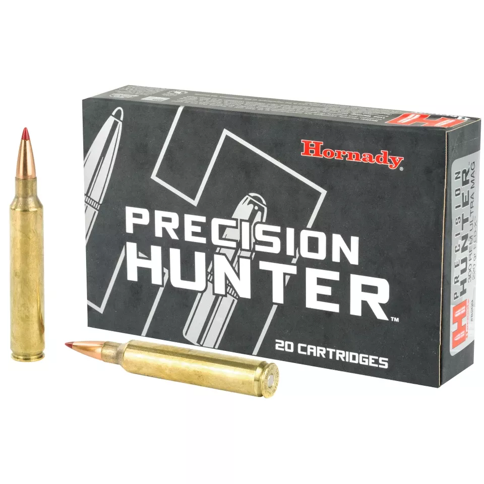 Hornady Precision Hunter .300 RUM 220gr ELD-X Ammunition - 20 Rounds