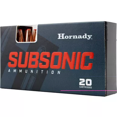 Hornady Subsonic, 338 ARC, 307 Grain, Sub-X, 20 Round Box 82272