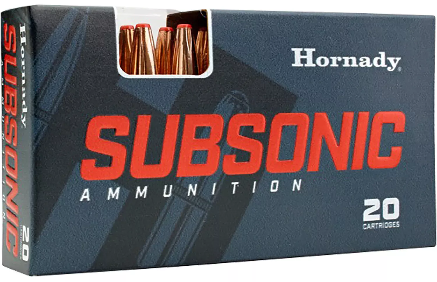 Hornady Subsonic .338 ARC 307 Grain Sub-x, 20-Round Box