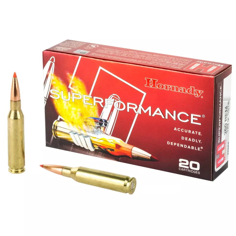 Hornady Superformance 260 Remington 129 Grain SST, 20 Rounds/200 Rounds