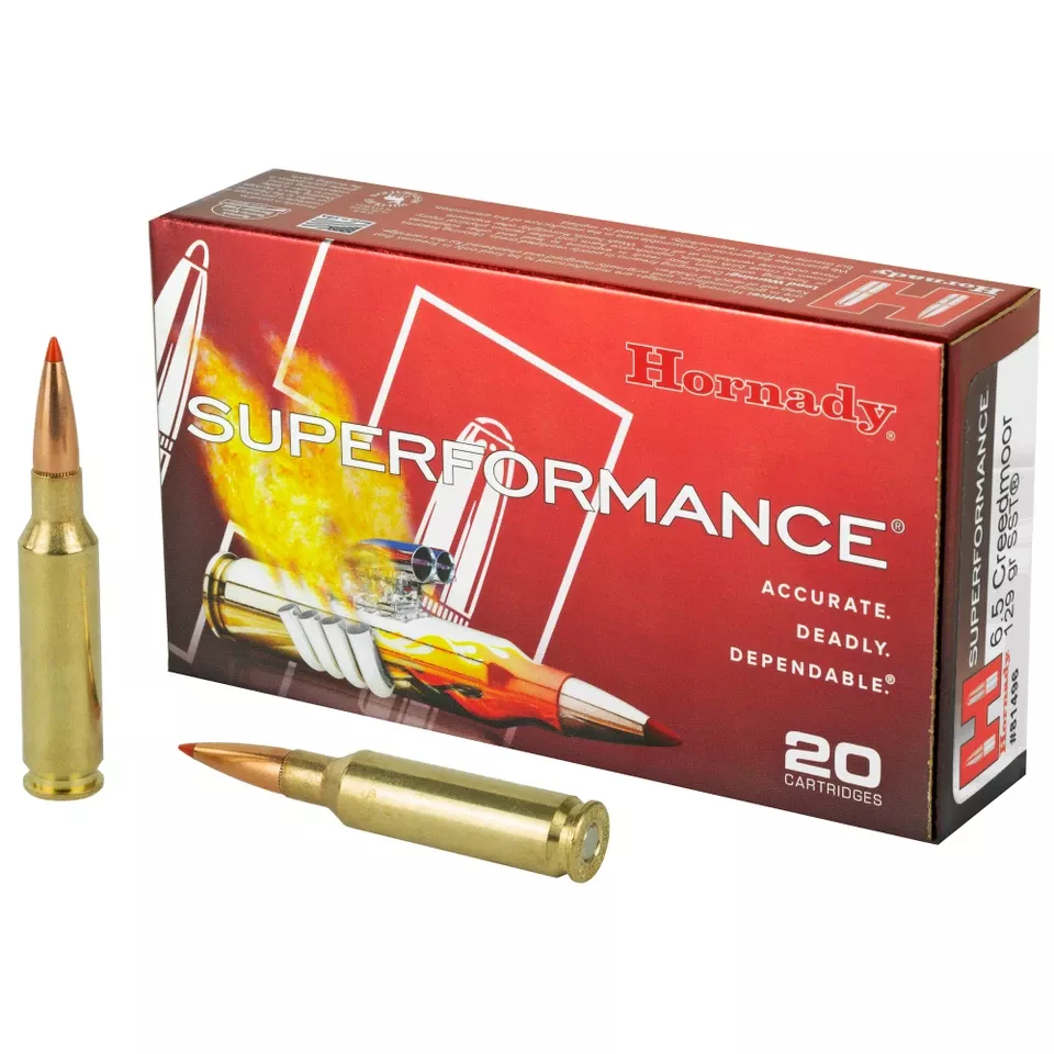 Hornady Superformance 6.5 Creedmoor 129 Grain SST Ammunition - 20 Rounds/200 Rounds