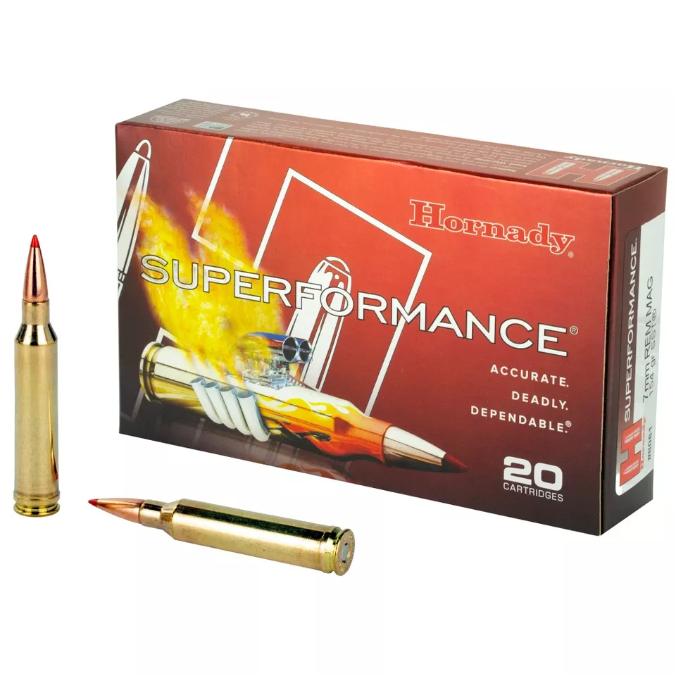 Hornady Superformance 7mm Remington Magnum 154 Grain SST - 20 Rounds/200 Rounds