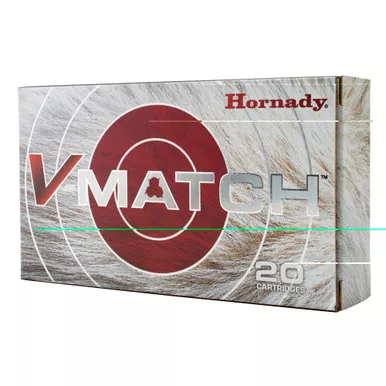 Hornady V-MATCH, 6.5 Creedmoor, 100 Grain, ELD-VT, 20 Round Box 81504