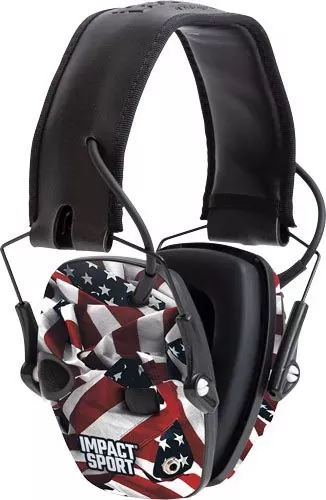 Howard Leight | Impact Sport | Digital Earmuffs | One Nation One Flag Finish | R-02530