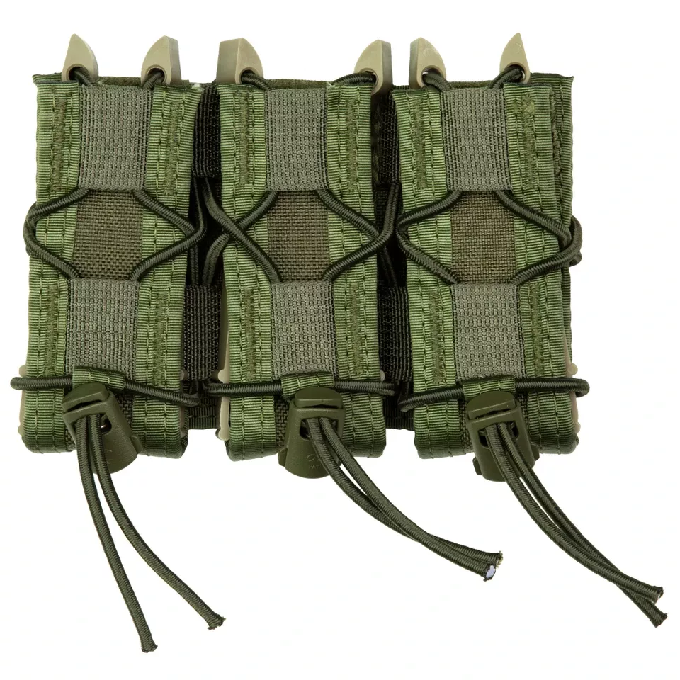 HSGI Triple Pistol Taco MOLLE Pouch in Olive Drab Green