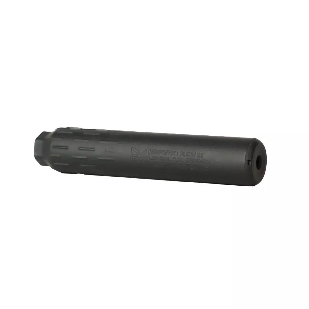 Huxwrx Flow 22 Ti Handgun Suppressor 22 LR 1/2×28 Black