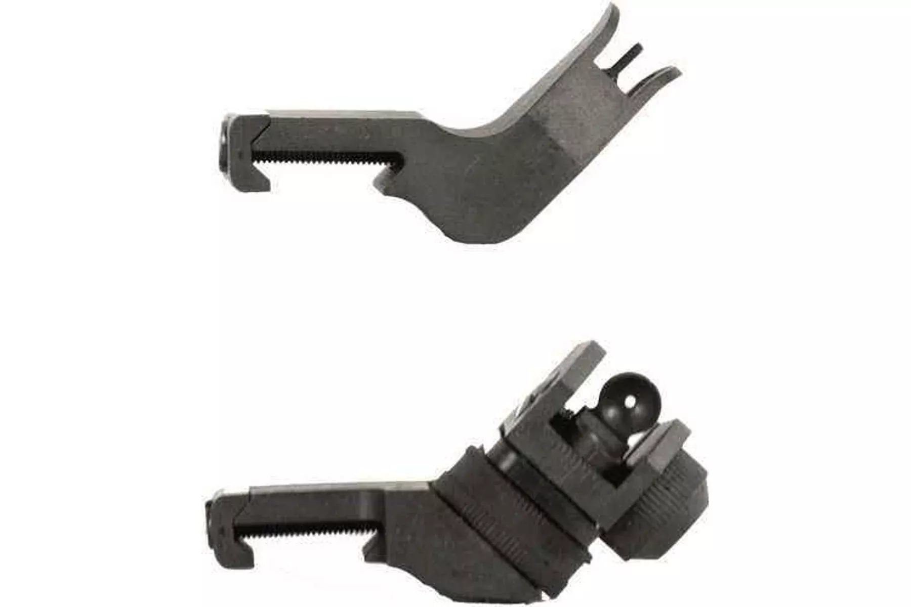 JE Fixed Front/Rear Sight 45 Degree Offset Aluminum Black