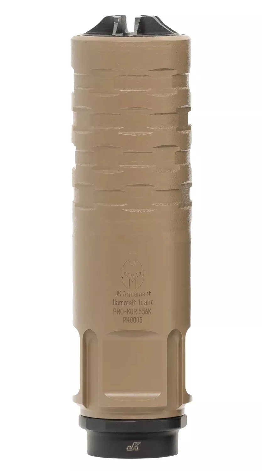 Jk Armament JK172PROKOR556KFDE PRO-KOR5.56mm FDE Stainless Steel 1/2"x28