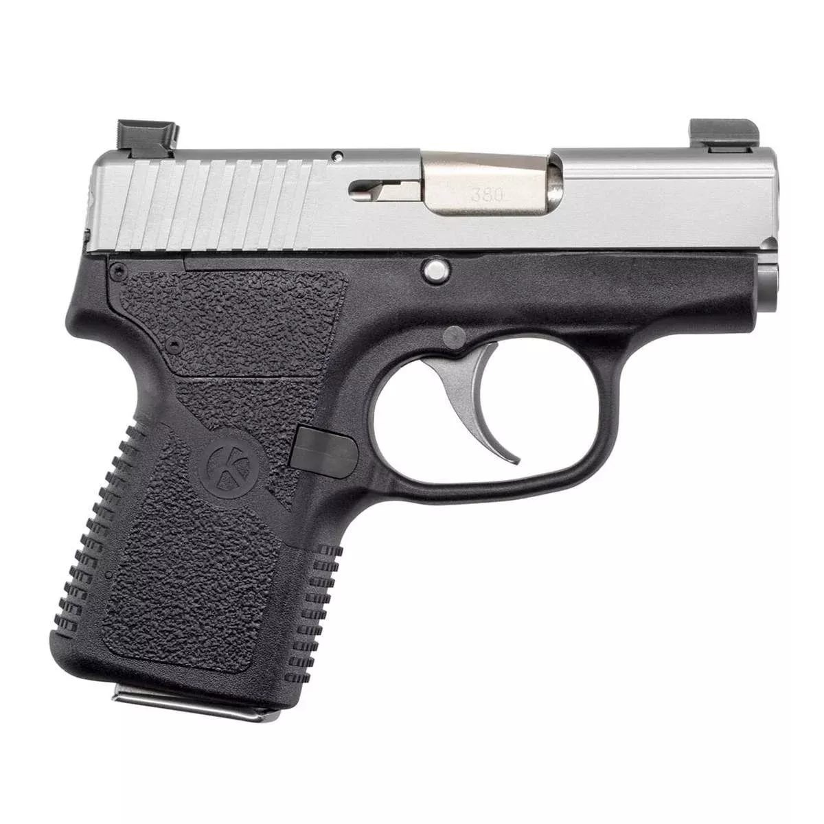 Kahr P380 Handgun .380 Auto 6rd Magazine 2.58″ BarrelBlack Stainless LCI Night Sights CA Compliant