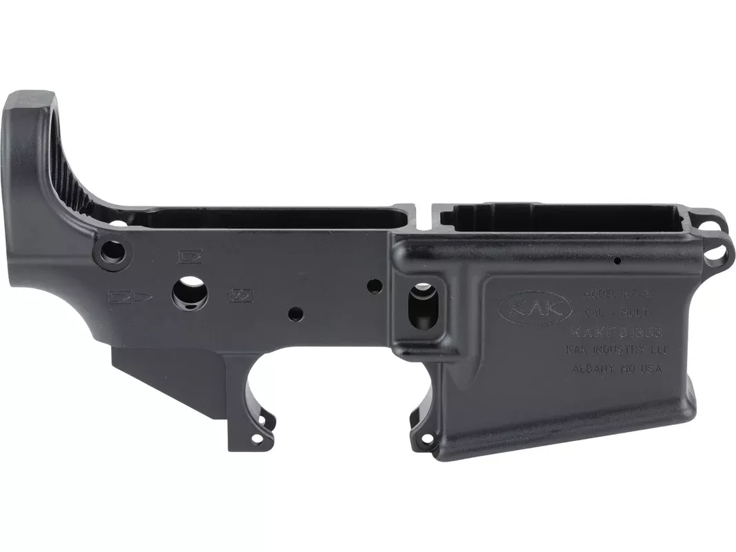 KAK KF-15 AR-15 Stripped Lower Receiver Matte Black