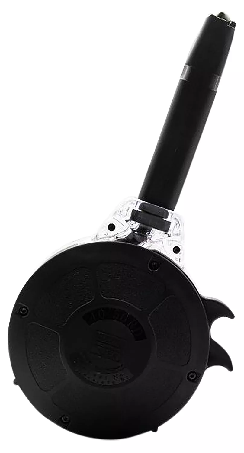 Kci Usa Inc KCIMZ028 Drum Magazine50rd 40 S&W Compatible w/ Glock 22/23/24/27/35 Black Hardened Steel/Polymer