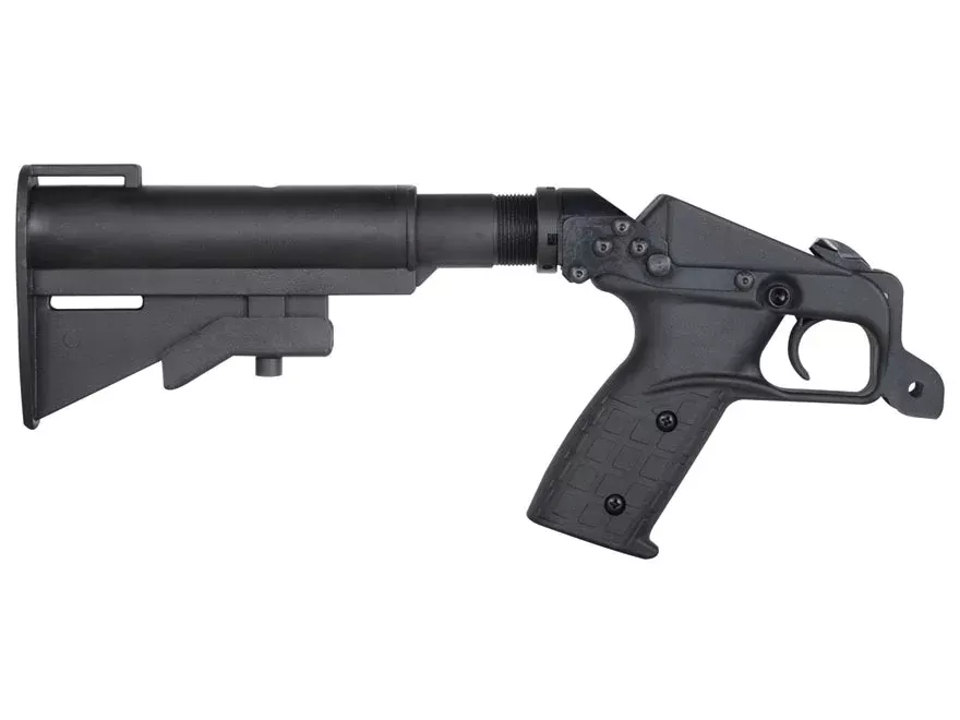 Kel-Tec Pistol Grip and AR-15 Stock Adapter with Collapsible Stock for Kel-Tec SU-16, SU-22 Black