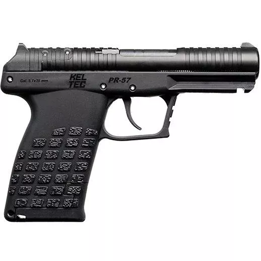 KelTec PR-5.7 Handgun 5.7x28mm 20rd Magazine(1) 4.64″ Barrel Black Frame Stripper Clips Optic Plate