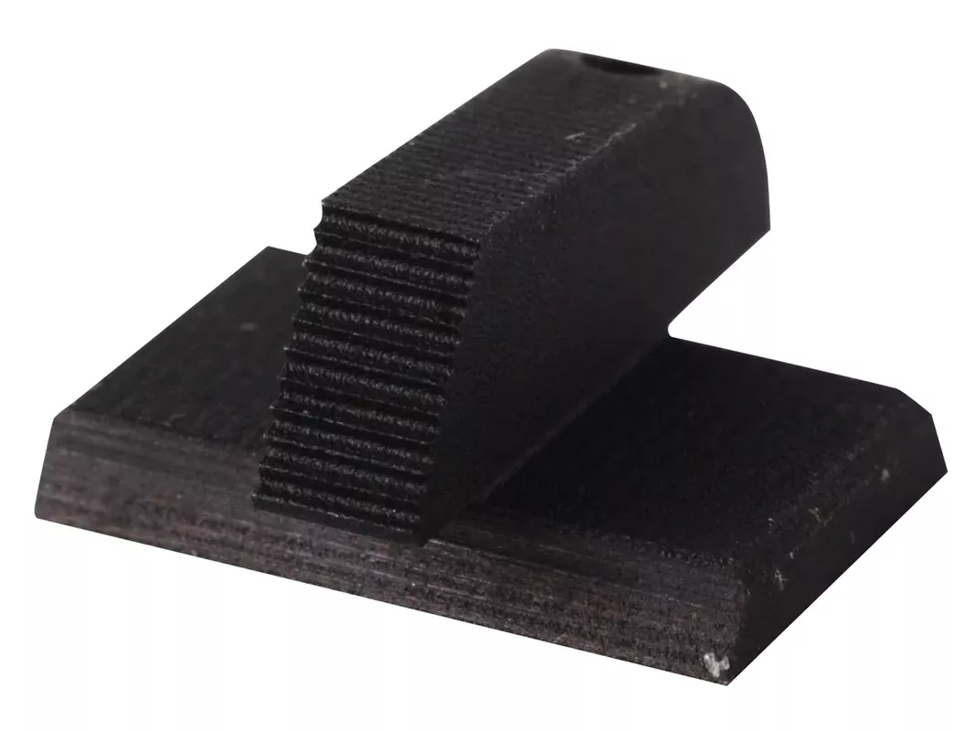 Kensight 1911 Front Sight Novak Cut Flat Base Black Serrated Blade