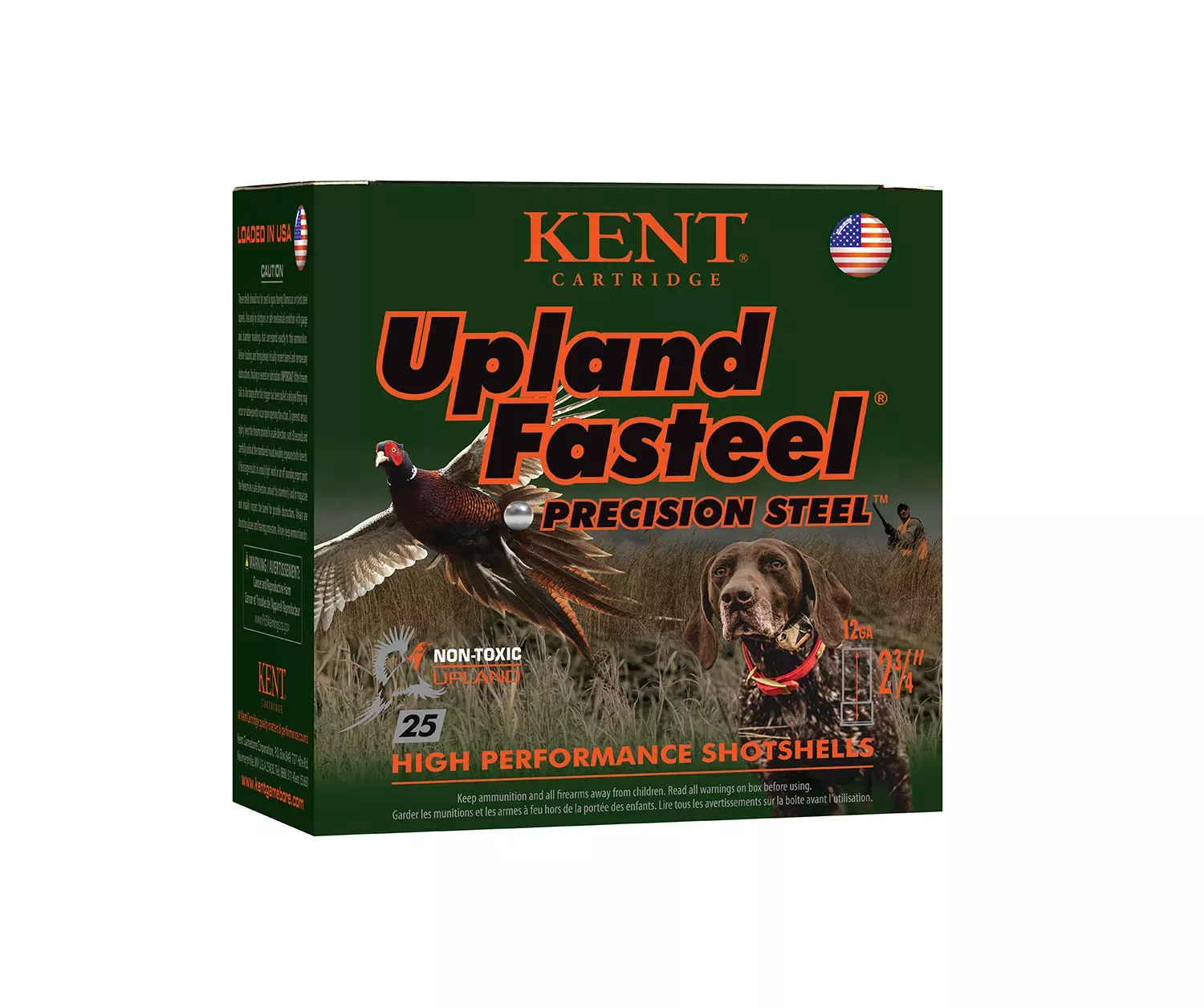 Kent Cartridge 12 Gauge Upland, 25-Round Box