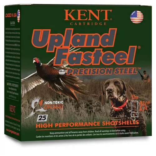 Kent Cartridge Upland Fasteel 20 Gauge Shotshell Ammunition, 2 3/4 Inch, 1500 FPS, 2/3 Ounce, #5 Shot – 25 Cartridge Box ( 25 / 1 )