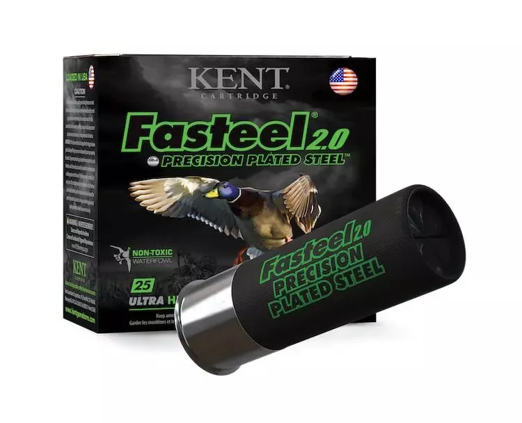 Kent Fasteel 2.0 Shotshells 12ga 3″ 1-3/8OZ 1300 fps #2 25/ct