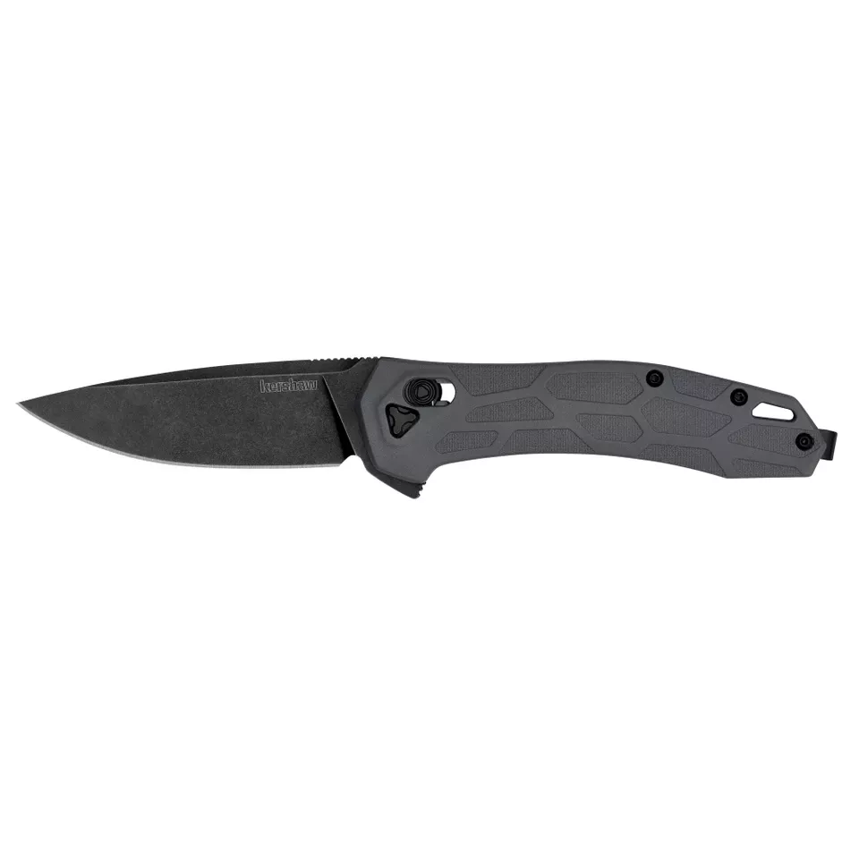 Kershaw Covalent 3.2" Folding Knife - Gray/Blackwash Finish
